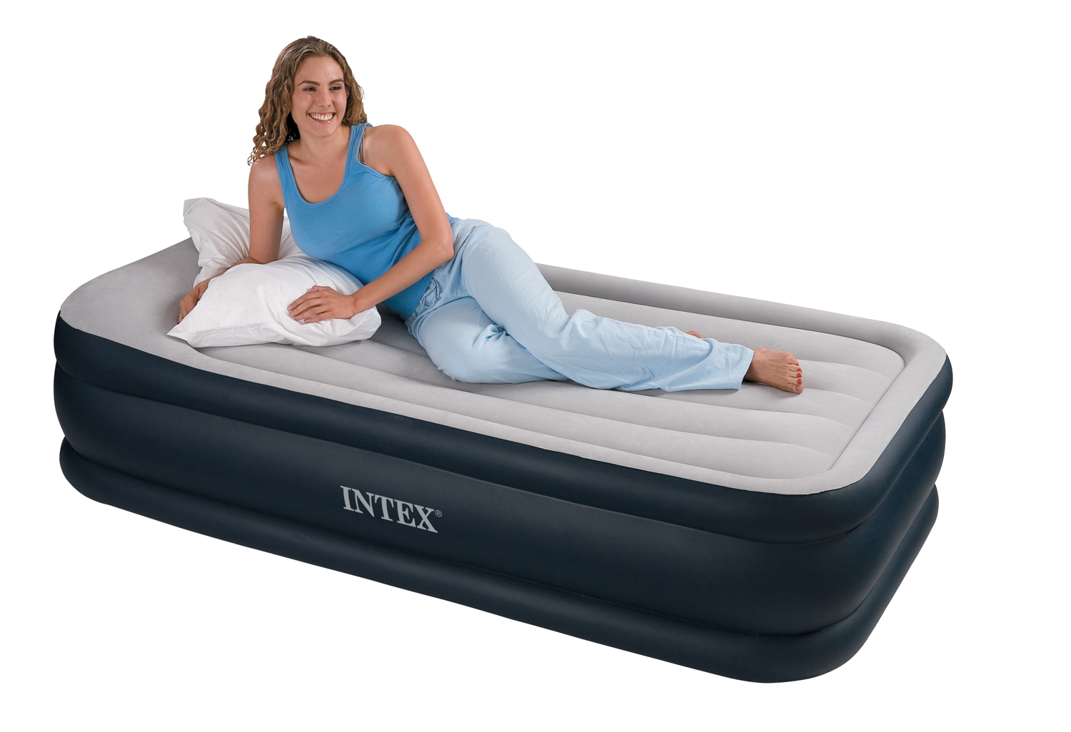 Intex Deluxe Pillow rest raised Bed 99х191х42см 64432