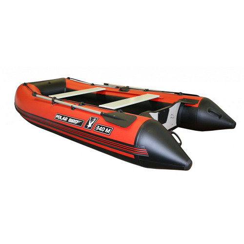 Лодка Polar Bird Merlin PB-360M Черно-красная