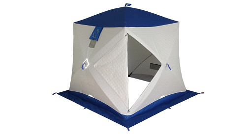 Палатка рыбака Пингвин Призма Термолайт Композит трехслойная Белый/синий