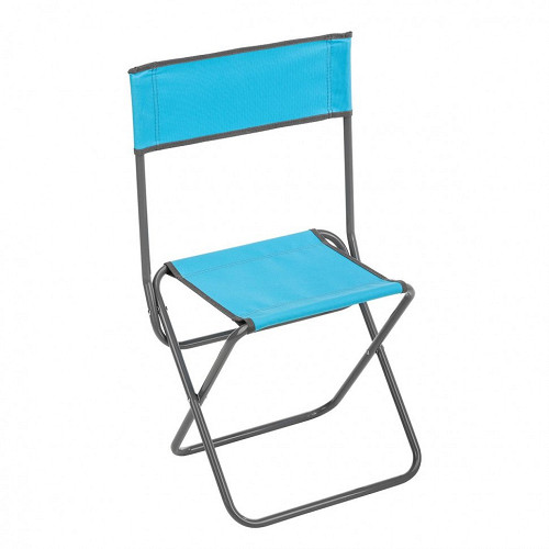 Стул складной со спинкой Premier Fishing СР-380 Голубой