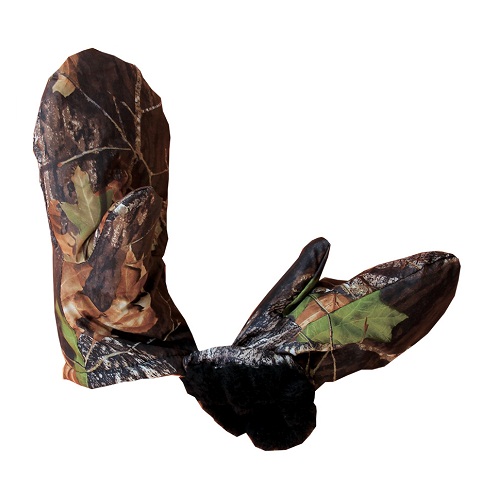 Варежки мембрана Oxford Меховые, лес